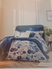 Ted Baker New Romantics Floral Duvet Cover, Double, Blue Multicolour