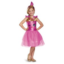 Shopkins Lippy Lips Lipstick Girls Halloween Costume Dress - 4-6X Small #7474