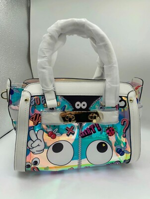 Eye Theme 2447 Fashion PVC  illusion color changing handbag  eye them print