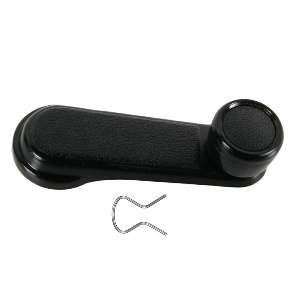 2 NUEVAS manivelas de ventana manual NEGRAS para 98-04 Frontier 87-95 Pathfinder Foto 2 de 3