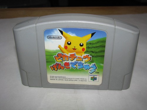 Pikachu Genki Dechu (Hey You Pikachu) Nintendo 64 N64 Japan import US Seller