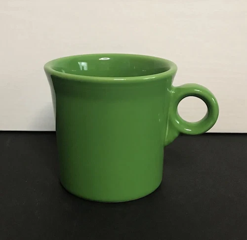 Fiesta Ware Fiesta Homer Laughlin Shamrock Green Handle Coffee Mug Cup