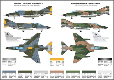 PM Model 1/96 McDonnell Douglas F-4E/F Phantom II Plastic Model