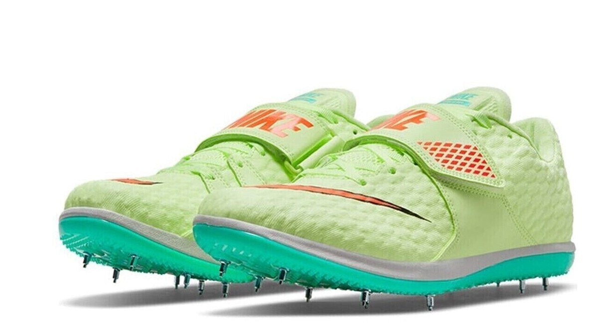 Nike Zoom High Jump Elite Spikes Barely Volt/Bright Orange  display picture 2