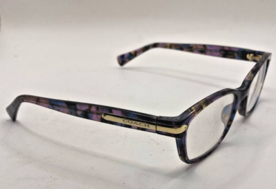 Coach Eyeglasses HC6065 5288 49-17 135mm Confetti PURPLE FRAMES ONLY Full Rim‎ Coach HC6065 5288 Eyeglasses Women main image 3