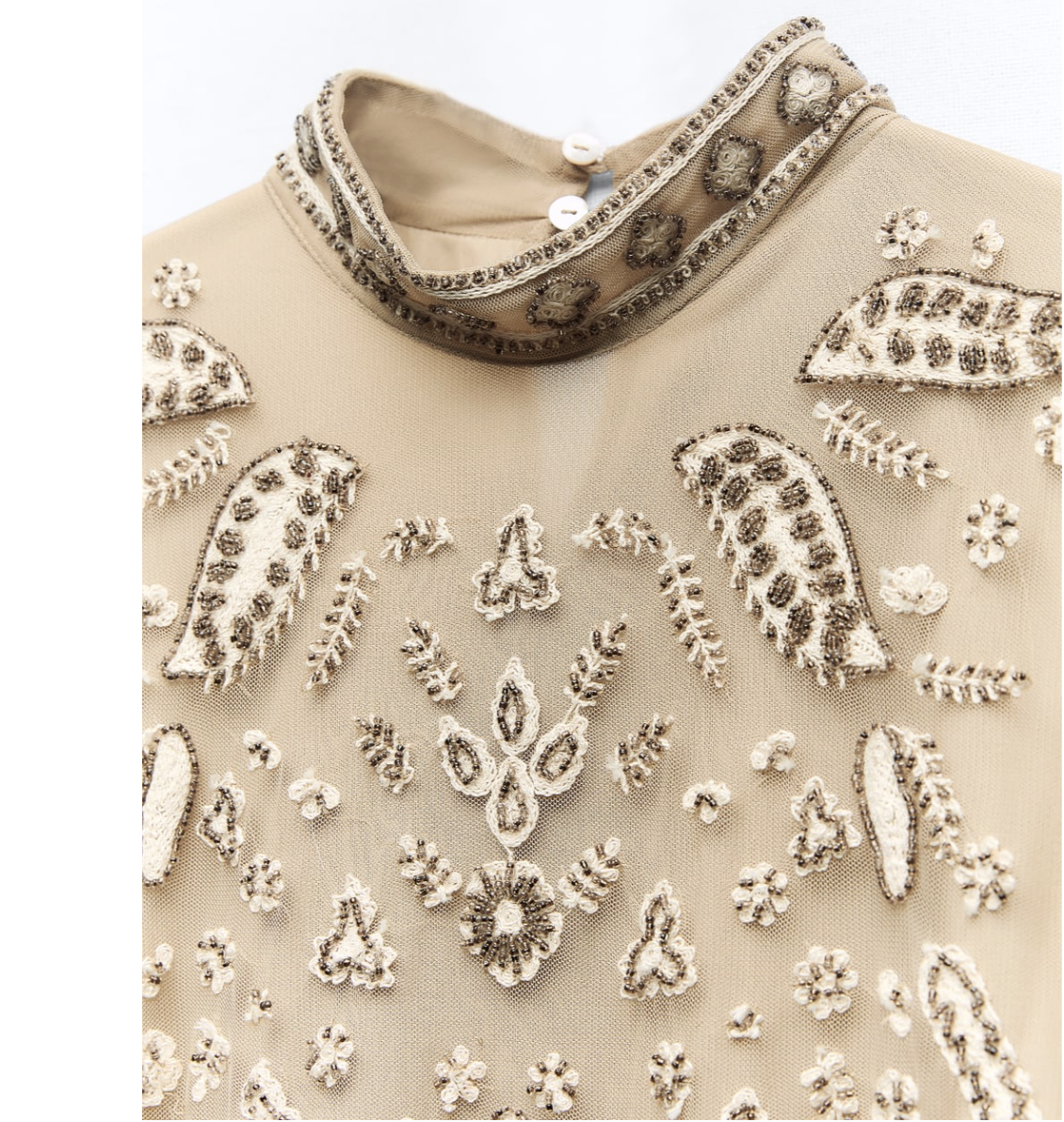 ZARA $229 KNIT DRESS EMBROIDERY BEADING OLIVE GREEN Limited ZARA $229 KNIT DRESS EMBROIDERY BEADING OLIVE GREEN Limited