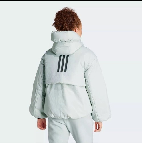 Adidas MYSHELTER COLD.RDY Jacket Puffer Wonder Silver Women Size Medium New 350$ - 第 5/12 張圖片