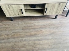 Signature Design by Ashley Contemporary Arlenbry Corner TV Stand  Gray