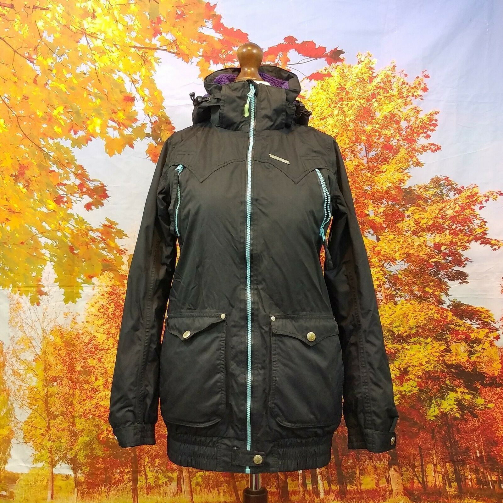 Trespass TP75 Technical Performance black rain Ja… - image 1