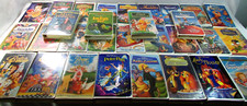 Lot of 30 VHS Tapes Walt Disney  Other Children's Animation Collection Bundle