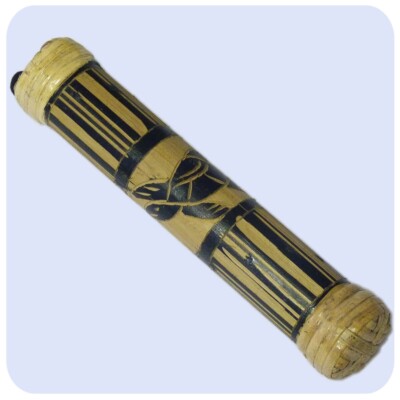 Regenmacher Rainstick Rainmaker Bambus Percussion Regenrohr Aborigine geschnitzt