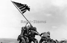 WW2 Picture Photo Raising of the American Flag at Iwo Jima 2189