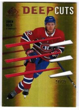 23/24 2023 SP GAME USED OWEN BECK DC-16 DEEP CUTS RED /35 MONTREAL CANADIENS