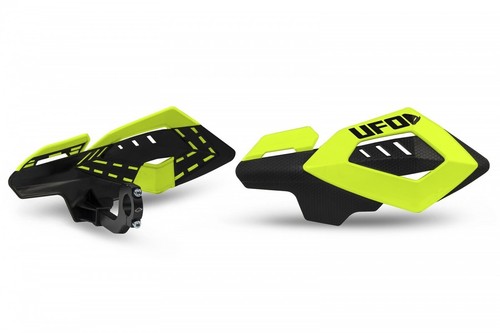 Paramani UFO ARCHES universali Moto Cross Enduro Motard Pit-Bike (Giallo Fluo) - Foto 2 di 3