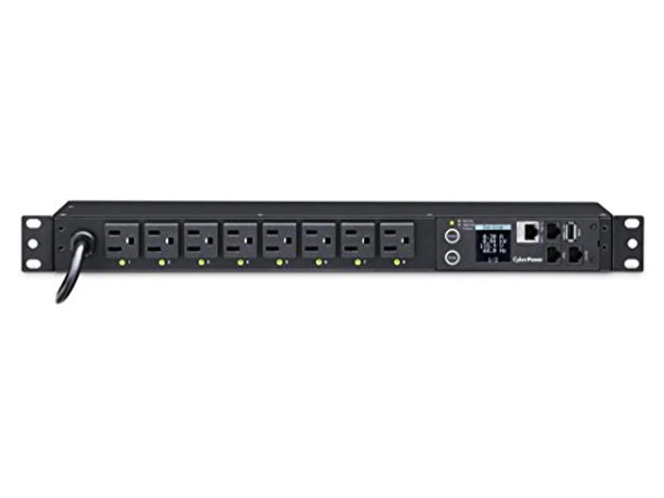 CyberPower PDU41001 Single Phase 100 - 120 VAC 15A Switched PDU - 8 Outlets, 12 - Image 3 of 4