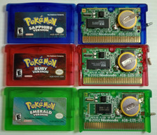 Pokemon Emerald Ruby Sapphire Authentic New Battery Nintendo Gameboy Advance