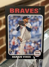 2024 Topps Heritage High Number DARIUS VINES RC 650 Black Border SP Red Sox ~/50