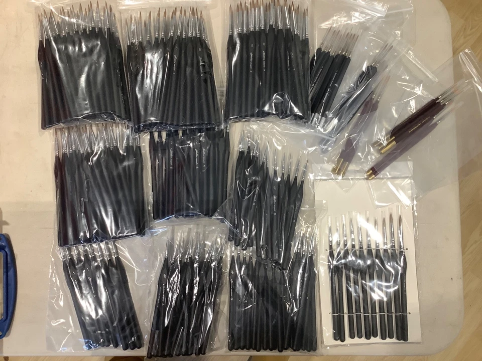 Fine detail paint brushes models wargaming Golden Maple Kolinsky Sable & others