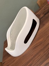 Angelcare Baby Bath Support Seat Tub Cradle White Gray Mesh Drain