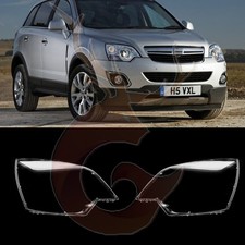 For Opel Antara 2007-2012 A Pair Front Headlight Transparent Lens Housing