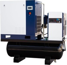 460V 20HP 3Ph VSD Screw Air Compressor 42CFM Air Dryer & Tank For Laser Cutting