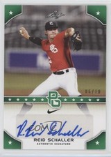 2015 Leaf Perfect Game National Showcase Green 6/10 Reid Schaller Auto 0b2