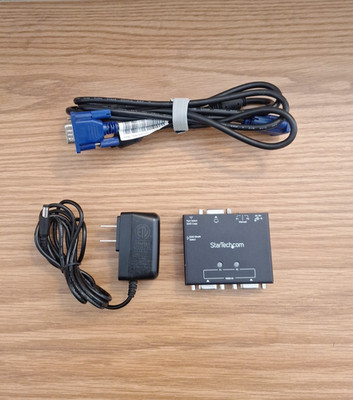StarTech.com 2-Port VGA Auto Switch Box ST122 Series Monitor Extender