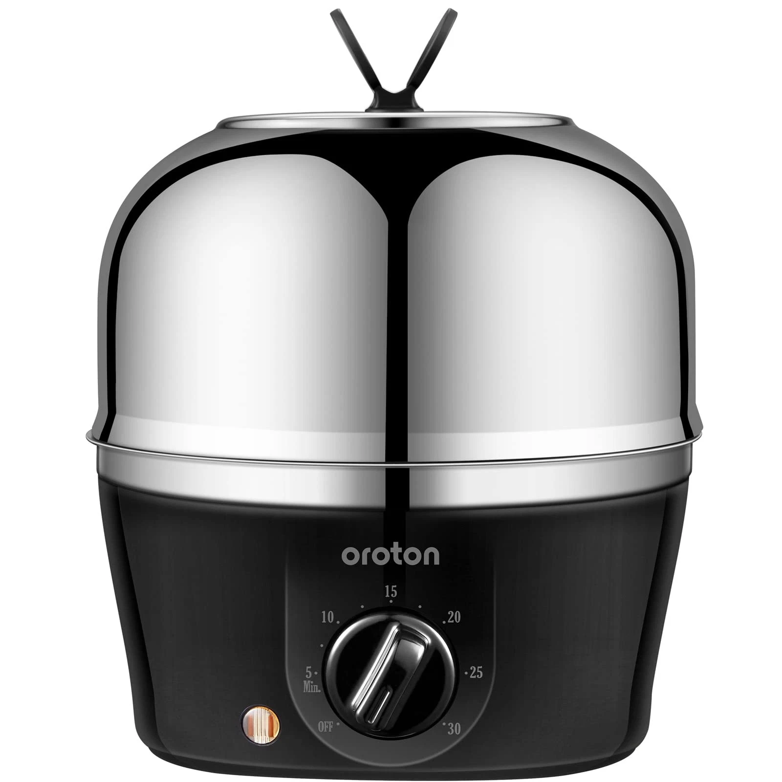 Oroton 304 stainless steel inside and outside Rapid Egg Cooker, 9 Egg Capacit...