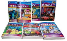 Vtech Mobigo Games Lot Of 7 Ages 3 - 8 Monsters, Cars, SpongeBob, Sofias First
