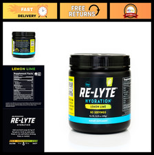 Electrolyte Powder Drink Mix - Lemon Lime Flavor, Hydration  Energy Boost, 30 S