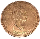 1867-1992 Parliament CANADA Loonie $1 Dollar Coin 125th Year Anniversary