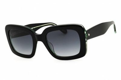 KATE SPADE BELLAMY S US 0807 9O Sunglasses Black Frame Gray Lenses 52mm