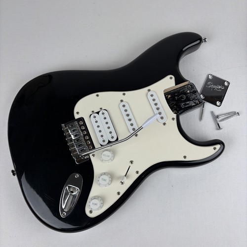 2010 Black Squier Bullet HSS Strat Guitar Body ~ Fully Loaded ~