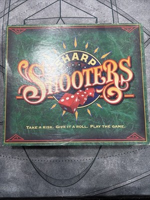 VINTAGE Sharp Shooters COMPLETE Milton Bradley 1994 Dice Board Game