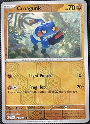 Croagunk 023/064 Sv: Shrouded Fable Reverse Holo - Pokémon Card