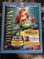 The Little Mermaid - Blue ray Please Read Description