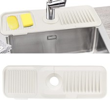 Sink Splash Guard Silicone Sink Faucet Mat Sink Accessories Faucet Absorbent Mat