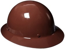 MSA 454672 Skullgard Full-Brim Hard Hat with Staz-on Pinlock Suspension ...