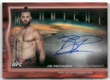 2025 Topps Midnight UFC #HNS-JP Jiri Prochazka Horizon Signatures Auto Dusk /75