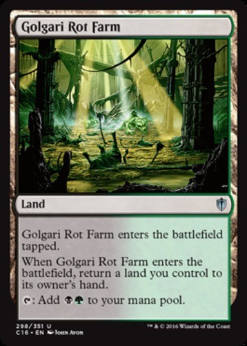 Golgari Rot Farm - Commander 2016 #298/351 MTG Magic The Gathering - Picture 1 of 1