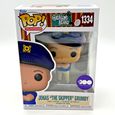 Funko POP! TV Gilligan's Island JONAS "THE SKIPPER" GRUMBY #1334 w/Box Protector