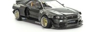 Mini-Gt KHMG222 Nissan Skyline GT-R (R34) N 94 Kaido Works Greddy V2 Coupe 199