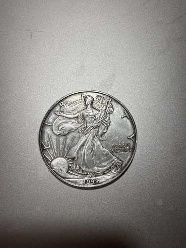 U.S. Mint 1998 American Silver Eagle 1 oz 0.999 Silver Bullion Coin