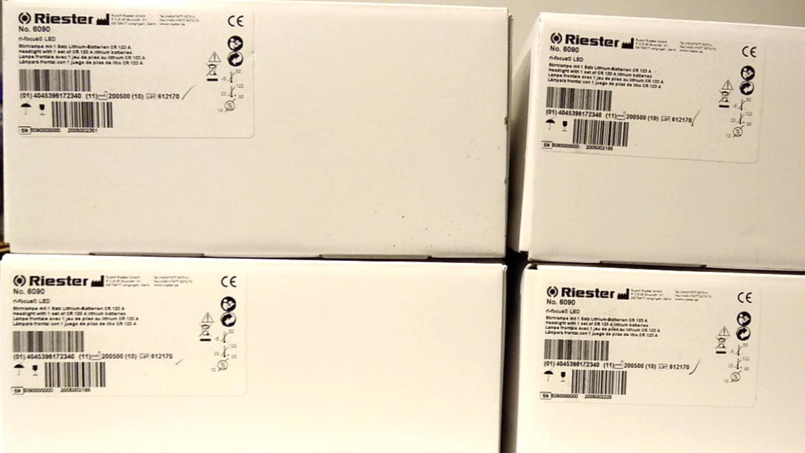 Riester Ri-Focus 6090 LED Surgical Headlamp Medical Exam Light - Lot of (4)