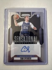 Cam Spencer 2024 Panini Prizm Sensational Signature Auto Rookie Rc