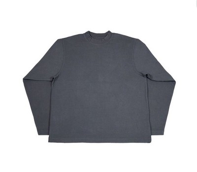 Yeezy Gap Long Sleeve T-Shirt Dark Gray Unreleased Season YZY Brand New Size L
