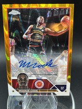2023 Topps Chrome McDonald's Mookie Cook Gold Wave Auto /50 Oregon 🔥🔥