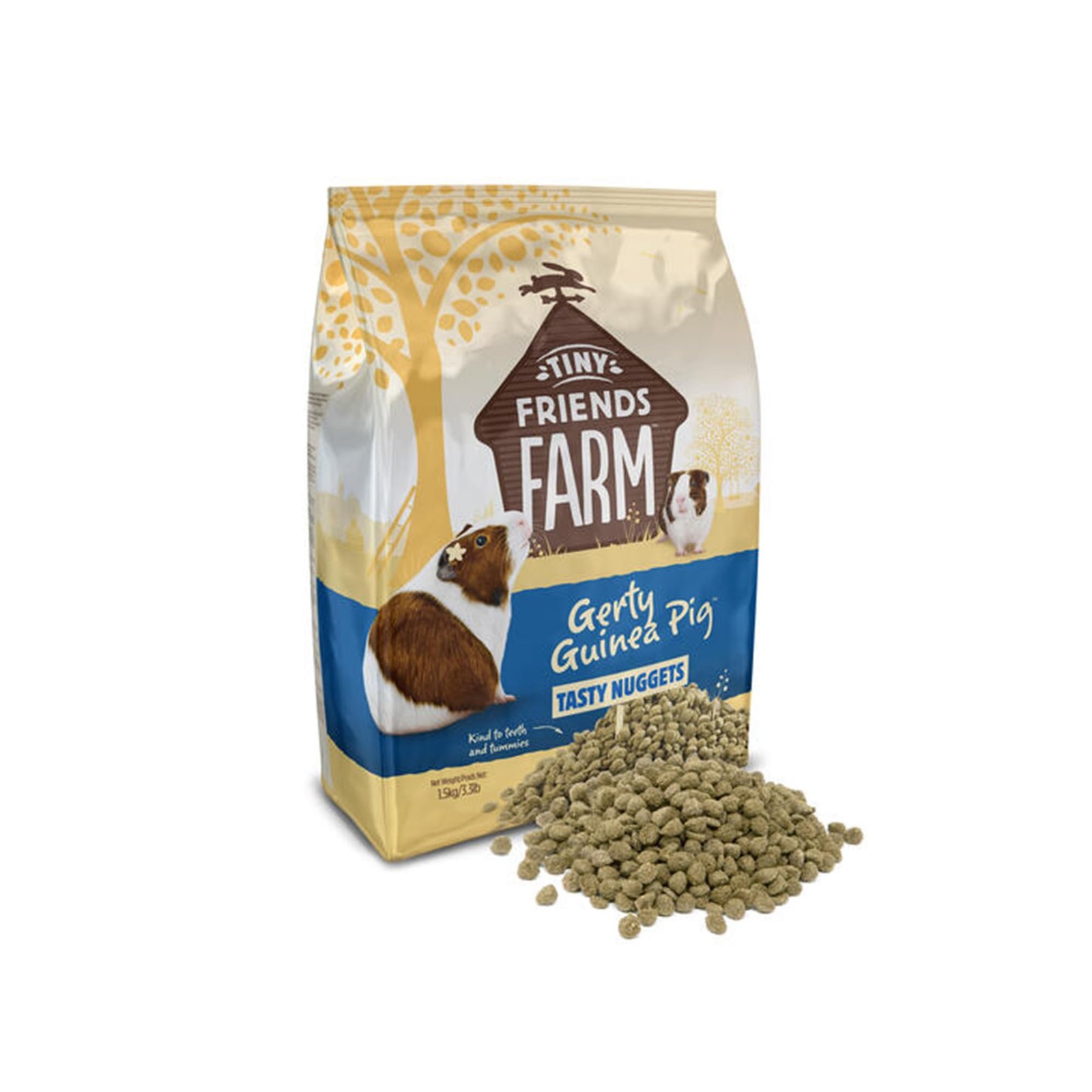 Supreme Petfoods Tiny Friends Farm Gerty Tasty Nuggets, Guinea Pig, 1.5 kg - Image 2