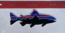 Patagonia Fitzroy Trout Sticker 8 Inch