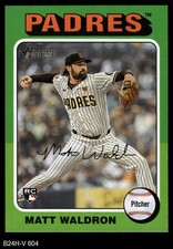 2024 Topps Heritage #604 Matt Waldron Padres RC 8 - NM/MT